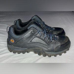 Timberland PRO Men's Black Leather Work Sneakers